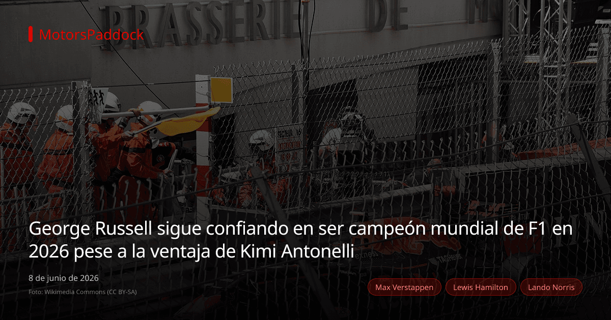 George Russell sigue confiando en ser campeón mundial de F1 en 2026 pese a la ventaja de Kimi Antonelli