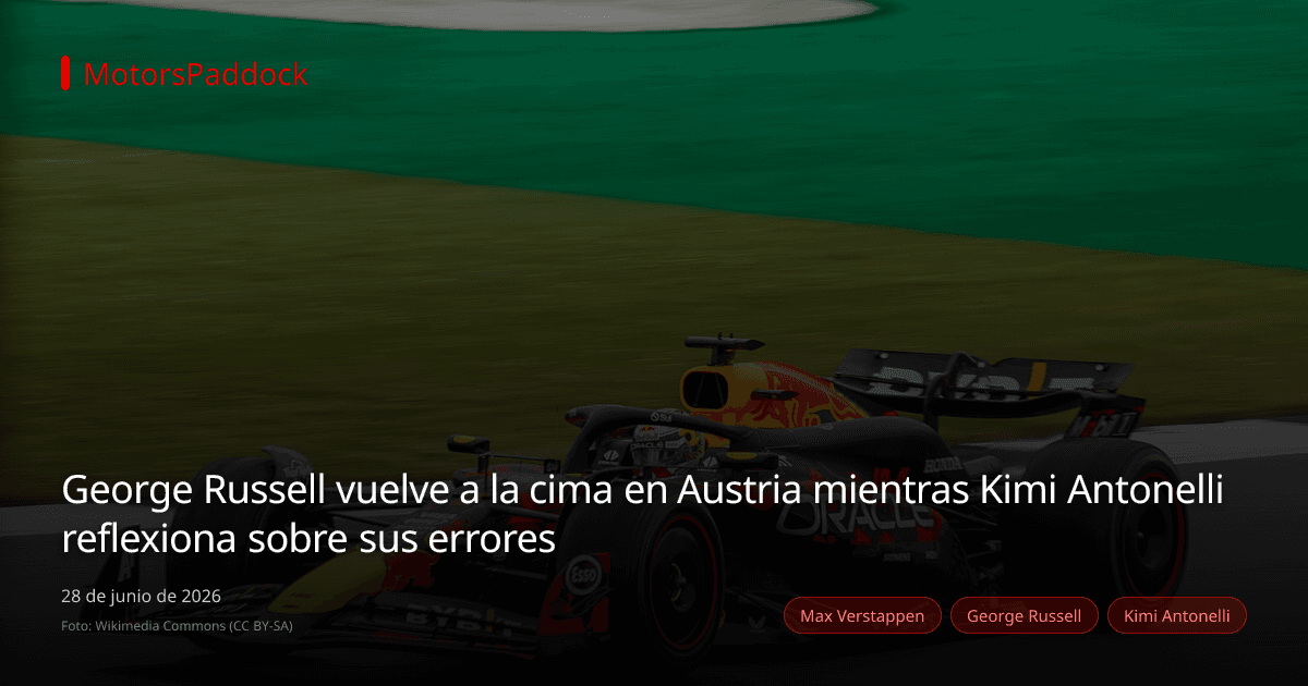 George Russell vuelve a la cima en Austria mientras Kimi Antonelli reflexiona sobre sus errores