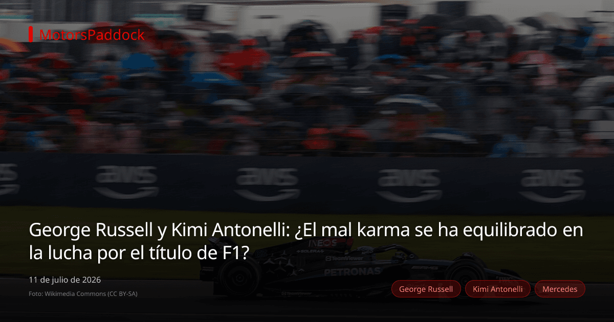 George Russell y Kimi Antonelli: ¿El mal karma se ha equilibrado en la lucha por el título de F1?