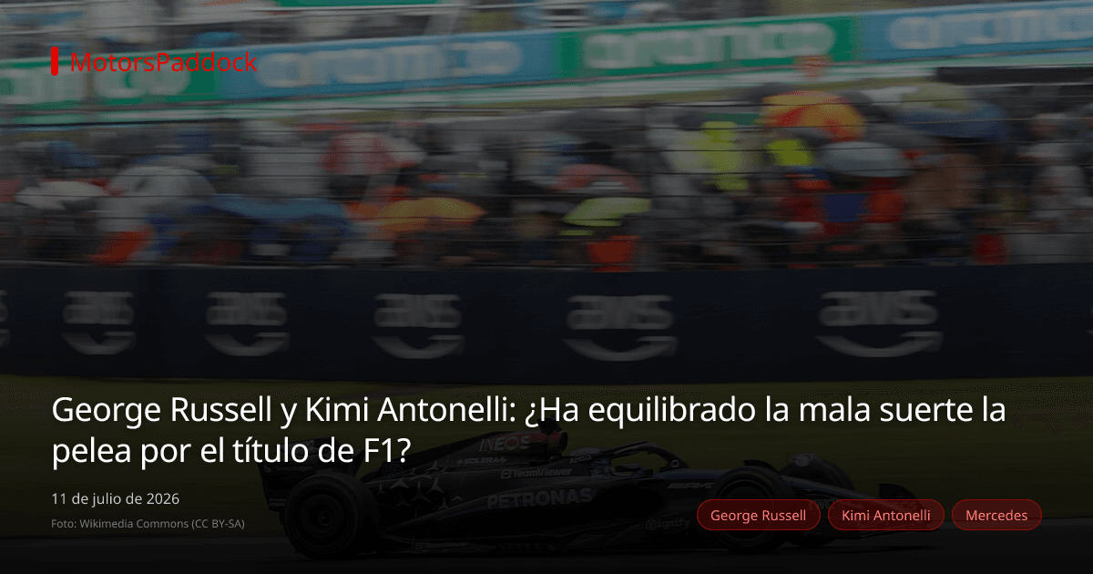 George Russell y Kimi Antonelli: ¿Ha equilibrado la mala suerte la pelea por el título de F1?