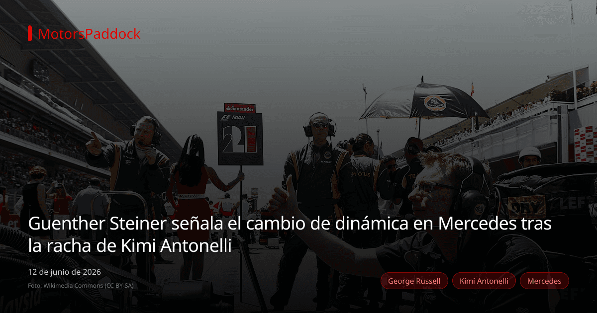 Guenther Steiner señala el cambio de dinámica en Mercedes tras la racha de Kimi Antonelli