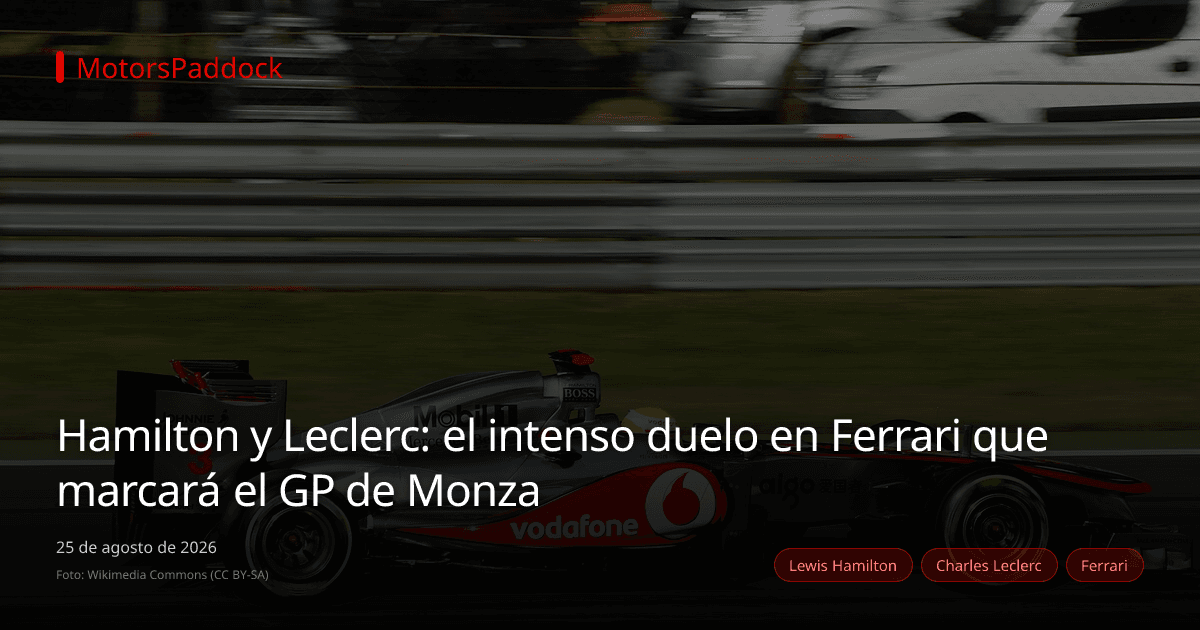 Hamilton y Leclerc: el intenso duelo en Ferrari que marcará el GP de Monza