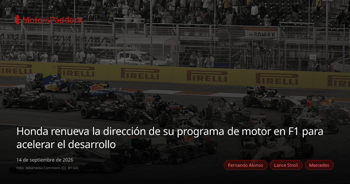 Honda renueva la dirección de su programa de motor en F1 para acelerar el desarrollo