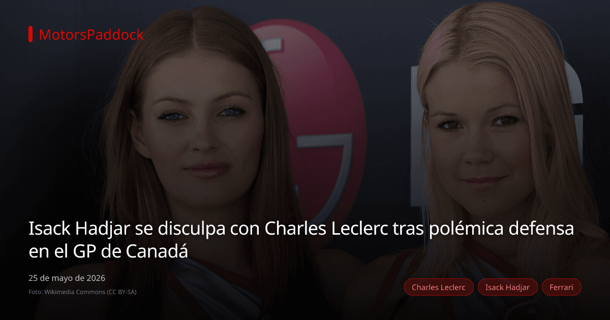 Isack Hadjar se disculpa con Charles Leclerc tras polémica defensa en el GP de Canadá