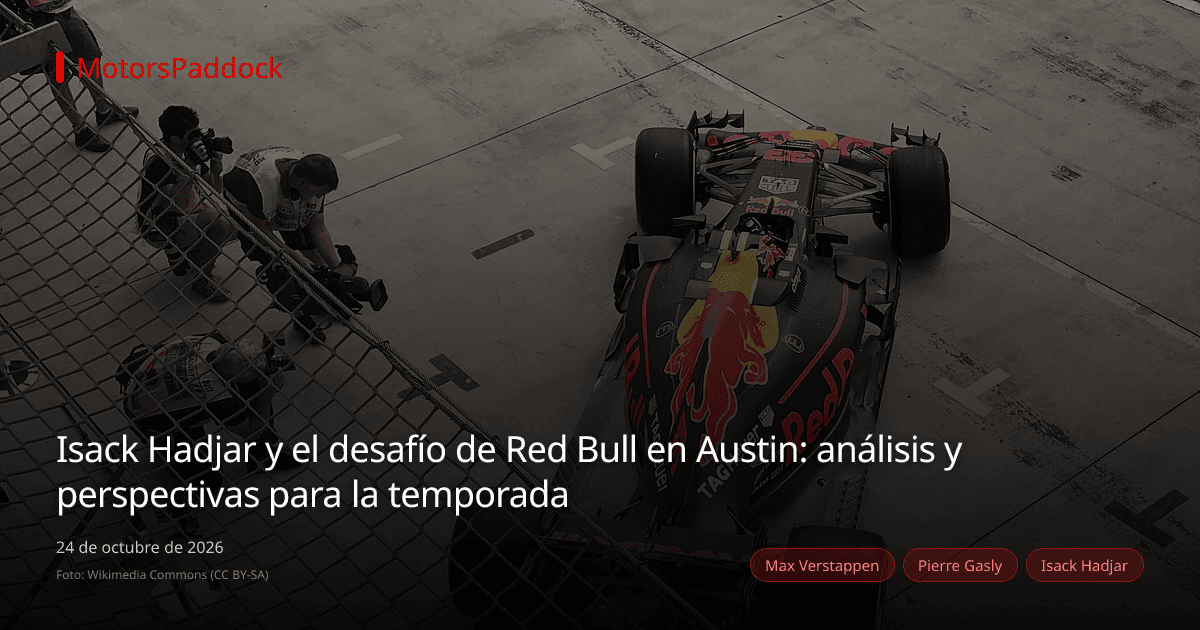 Isack Hadjar y el desafío de Red Bull en Austin: análisis y perspectivas para la temporada