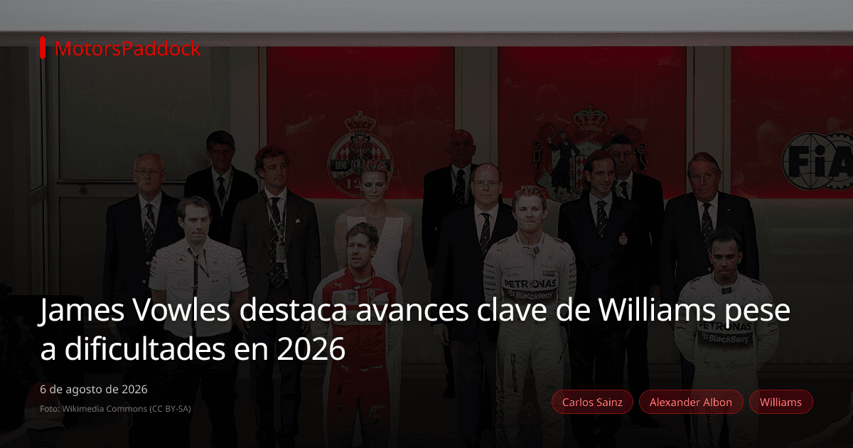James Vowles destaca avances clave de Williams pese a dificultades en 2026