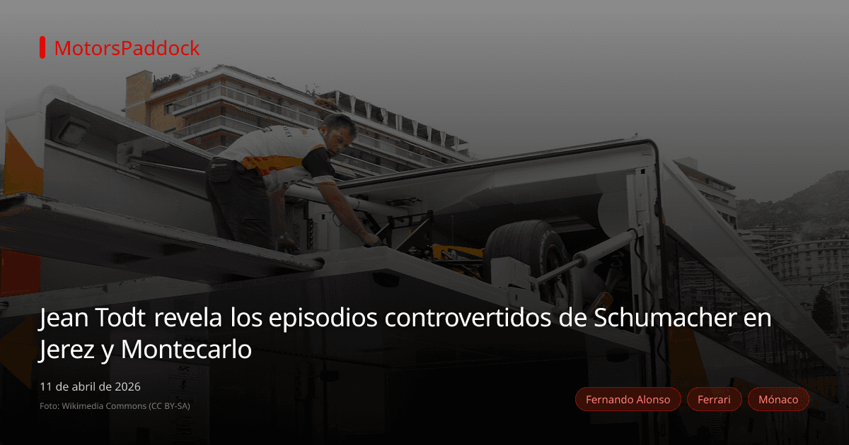 Jean Todt revela los episodios controvertidos de Schumacher en Jerez y Montecarlo