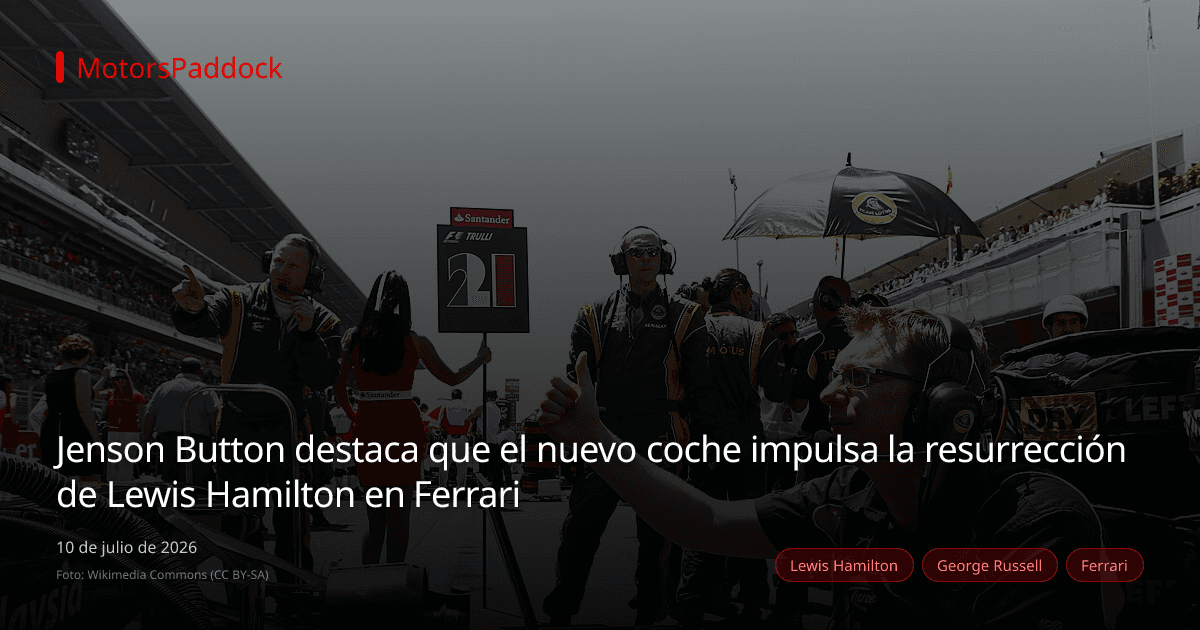 Jenson Button destaca que el nuevo coche impulsa la resurrección de Lewis Hamilton en Ferrari