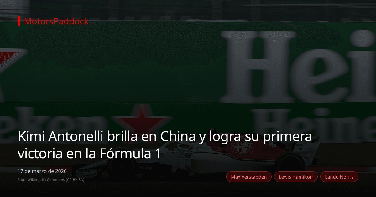 Kimi Antonelli brilla en China y logra su primera victoria en la Fórmula 1