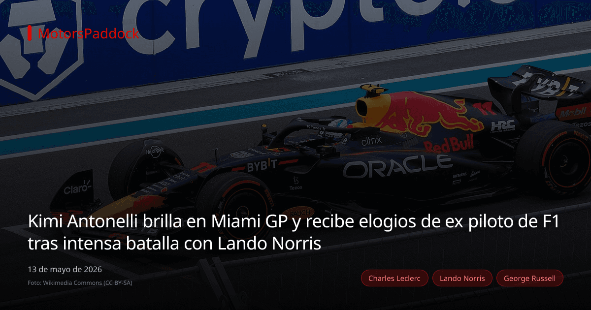 Kimi Antonelli brilla en Miami GP y recibe elogios de ex piloto de F1 tras intensa batalla con Lando Norris