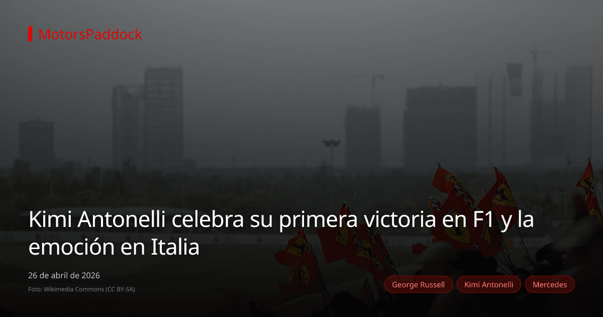 Kimi Antonelli celebra su primera victoria en F1 y la emoción en Italia