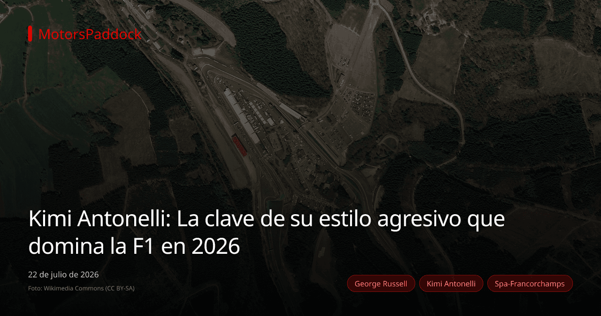 Kimi Antonelli: La clave de su estilo agresivo que domina la F1 en 2026