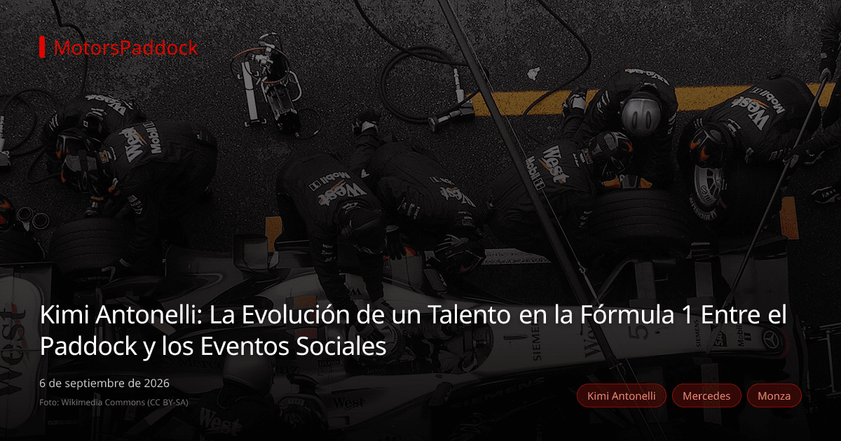 Kimi Antonelli: La Evolución de un Talento en la Fórmula 1 Entre el Paddock y los Eventos Sociales