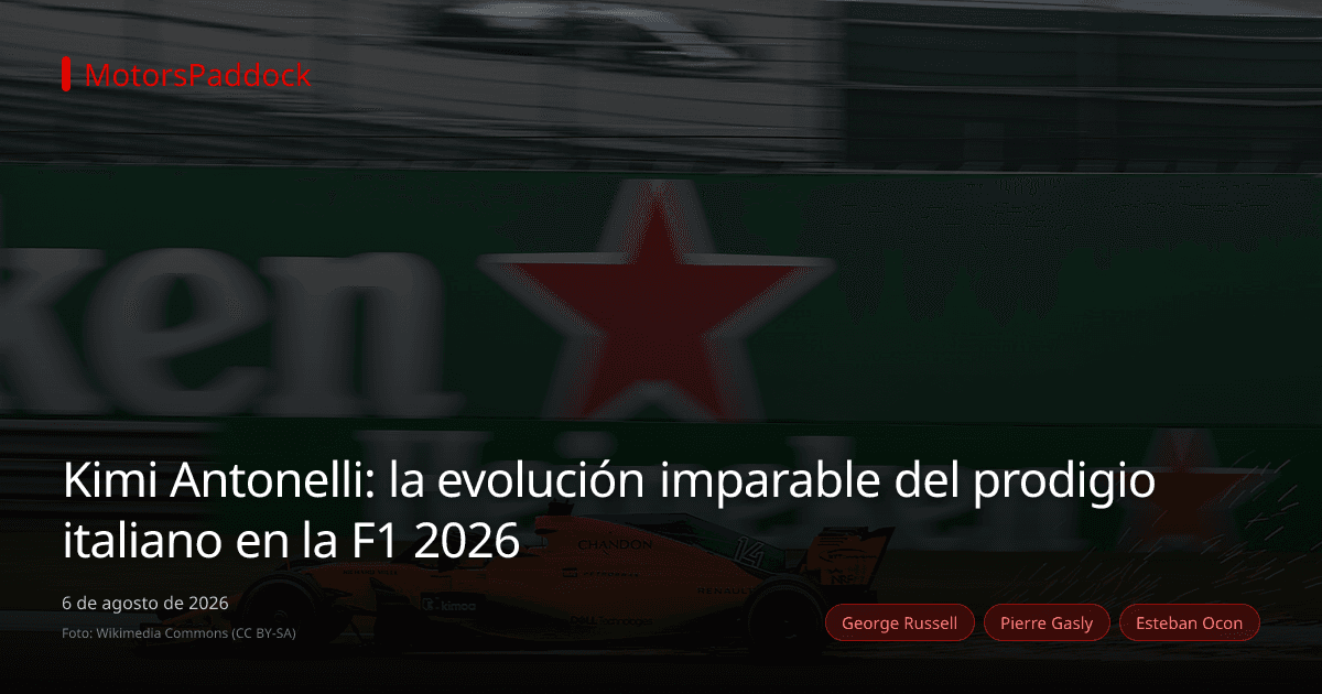 Kimi Antonelli: la evolución imparable del prodigio italiano en la F1 2026