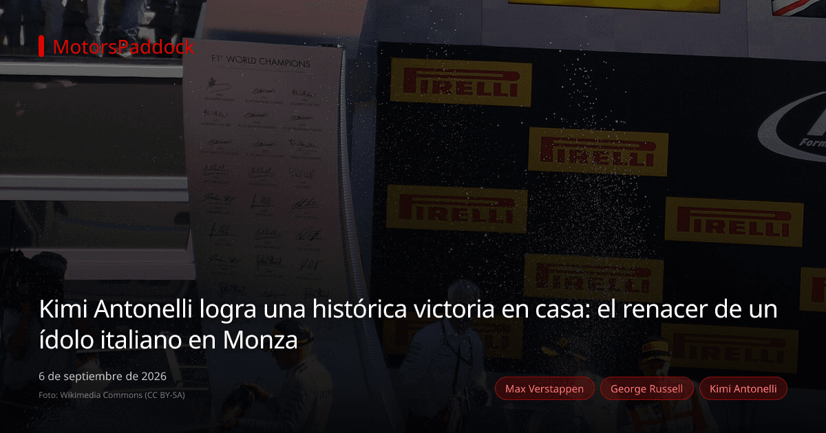 Kimi Antonelli logra una histórica victoria en casa: el renacer de un ídolo italiano en Monza
