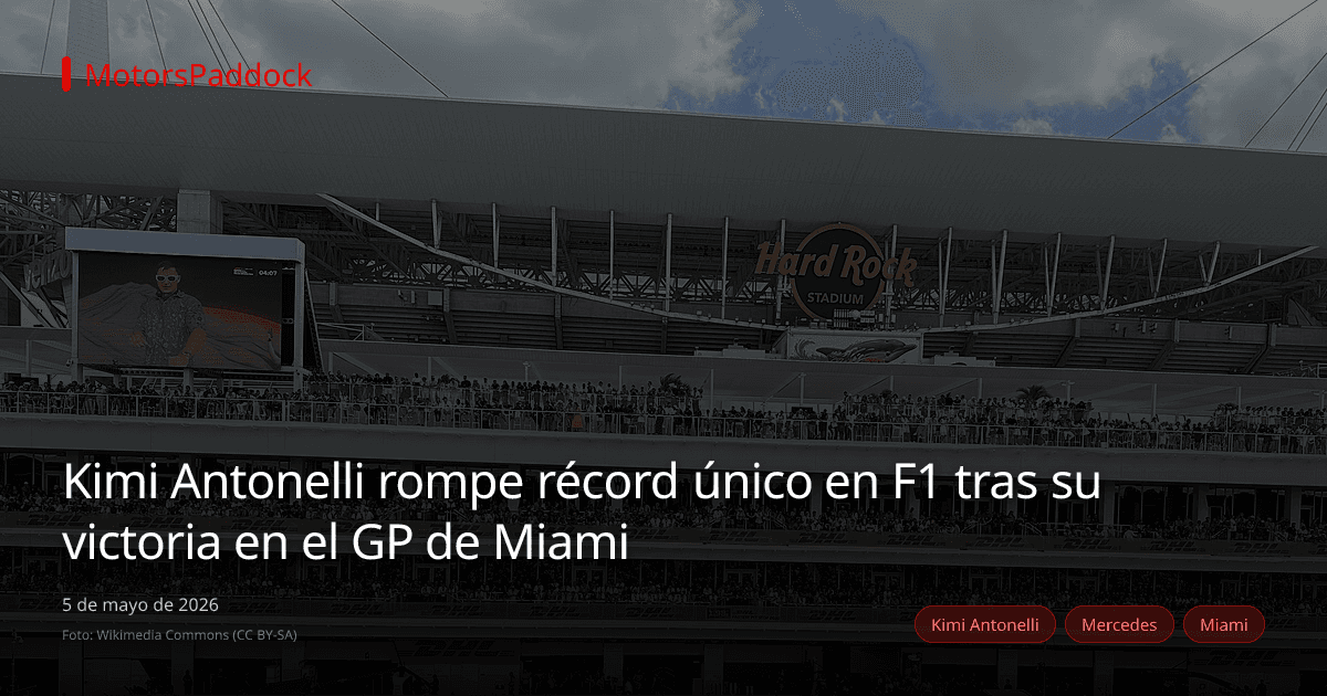 Kimi Antonelli rompe récord único en F1 tras su victoria en el GP de Miami
