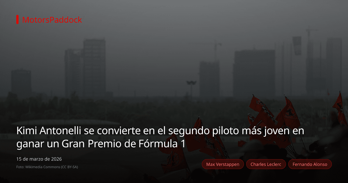 Kimi Antonelli se convierte en el segundo piloto más joven en ganar un Gran Premio de Fórmula 1