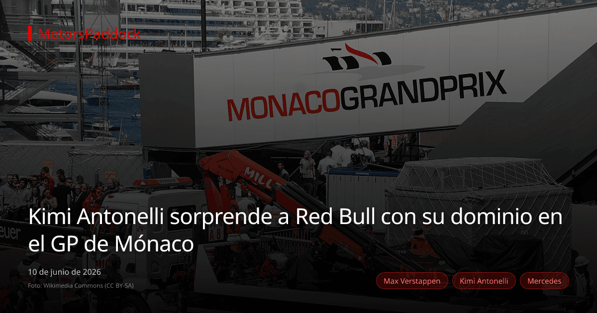 Kimi Antonelli sorprende a Red Bull con su dominio en el GP de Mónaco