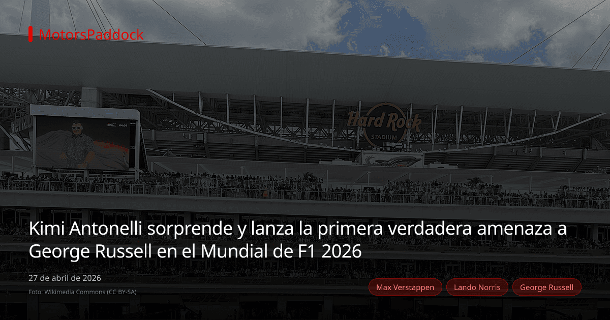 Kimi Antonelli sorprende y lanza la primera verdadera amenaza a George Russell en el Mundial de F1 2026