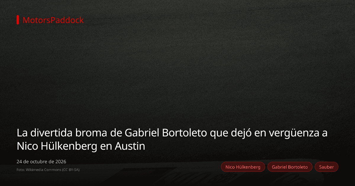 La divertida broma de Gabriel Bortoleto que dejó en vergüenza a Nico Hülkenberg en Austin