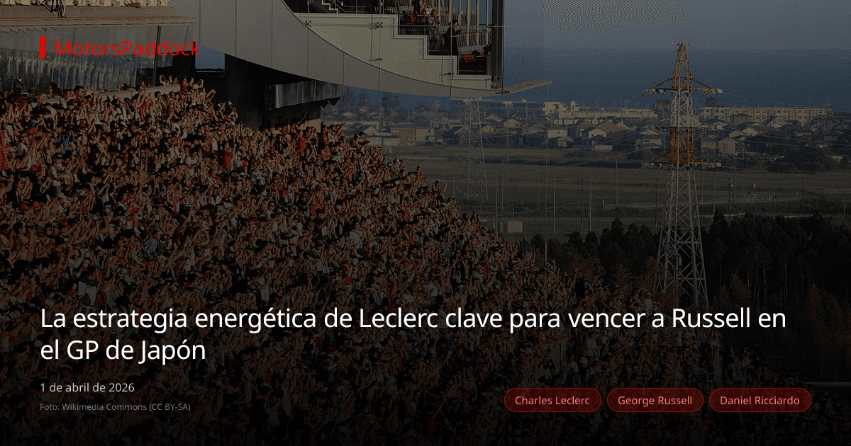 La estrategia energética de Leclerc clave para vencer a Russell en el GP de Japón