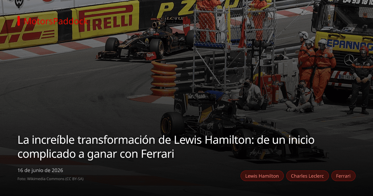 La increíble transformación de Lewis Hamilton: de un inicio complicado a ganar con Ferrari