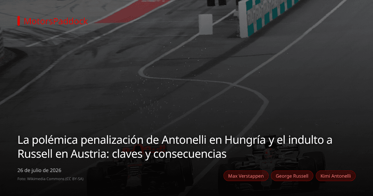 La polémica penalización de Antonelli en Hungría y el indulto a Russell en Austria: claves y consecuencias