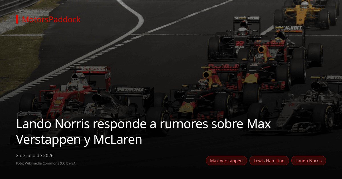 Lando Norris responde a rumores sobre Max Verstappen y McLaren