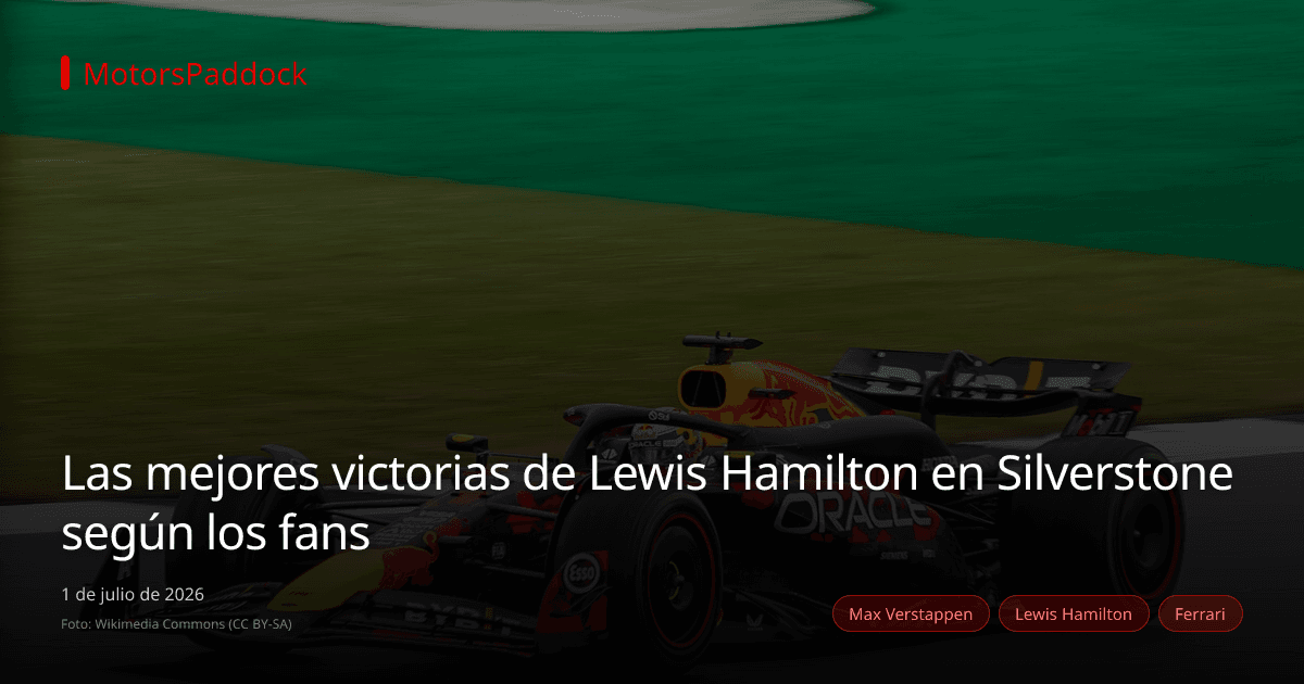 Las mejores victorias de Lewis Hamilton en Silverstone según los fans