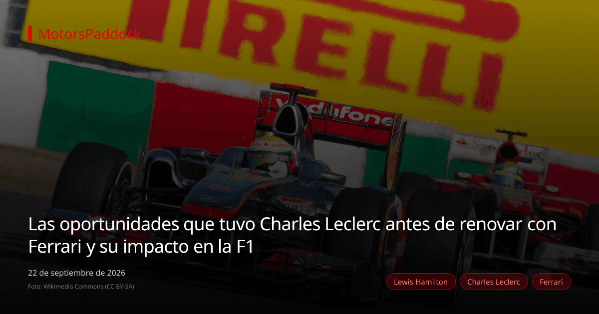 Las oportunidades que tuvo Charles Leclerc antes de renovar con Ferrari y su impacto en la F1