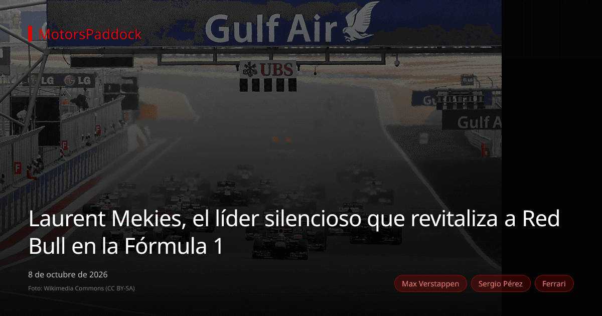 Laurent Mekies, el líder silencioso que revitaliza a Red Bull en la Fórmula 1