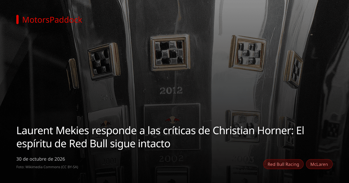 Laurent Mekies responde a las críticas de Christian Horner: El espíritu de Red Bull sigue intacto