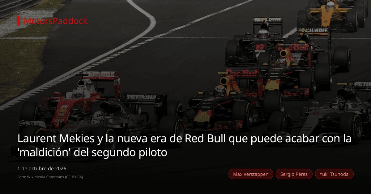 Laurent Mekies y la nueva era de Red Bull que puede acabar con la 'maldición' del segundo piloto