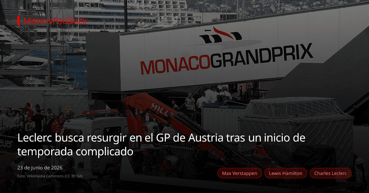Leclerc busca resurgir en el GP de Austria tras un inicio de temporada complicado