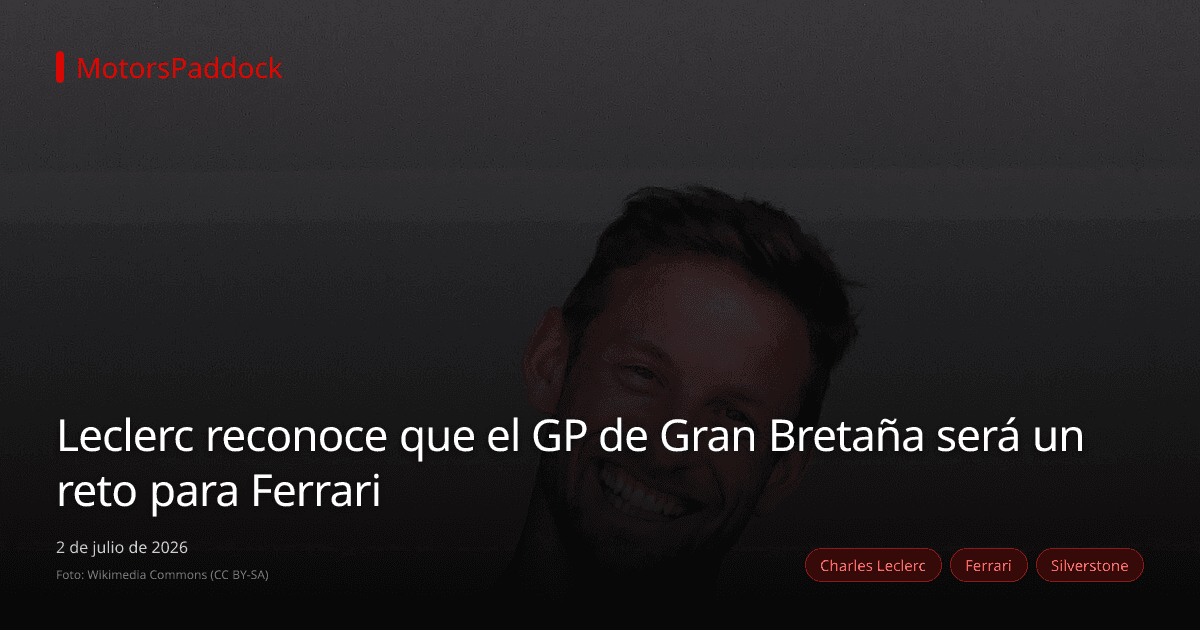 Leclerc reconoce que el GP de Gran Bretaña será un reto para Ferrari