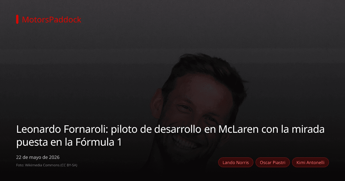 Leonardo Fornaroli: piloto de desarrollo en McLaren con la mirada puesta en la Fórmula 1