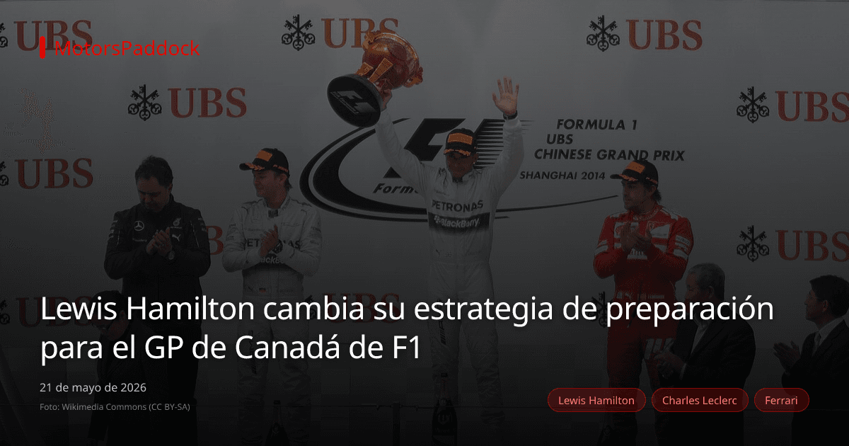 Lewis Hamilton cambia su estrategia de preparación para el GP de Canadá de F1