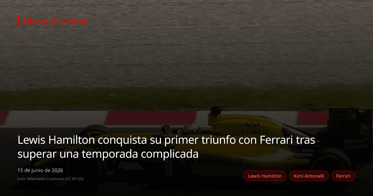 Lewis Hamilton conquista su primer triunfo con Ferrari tras superar una temporada complicada