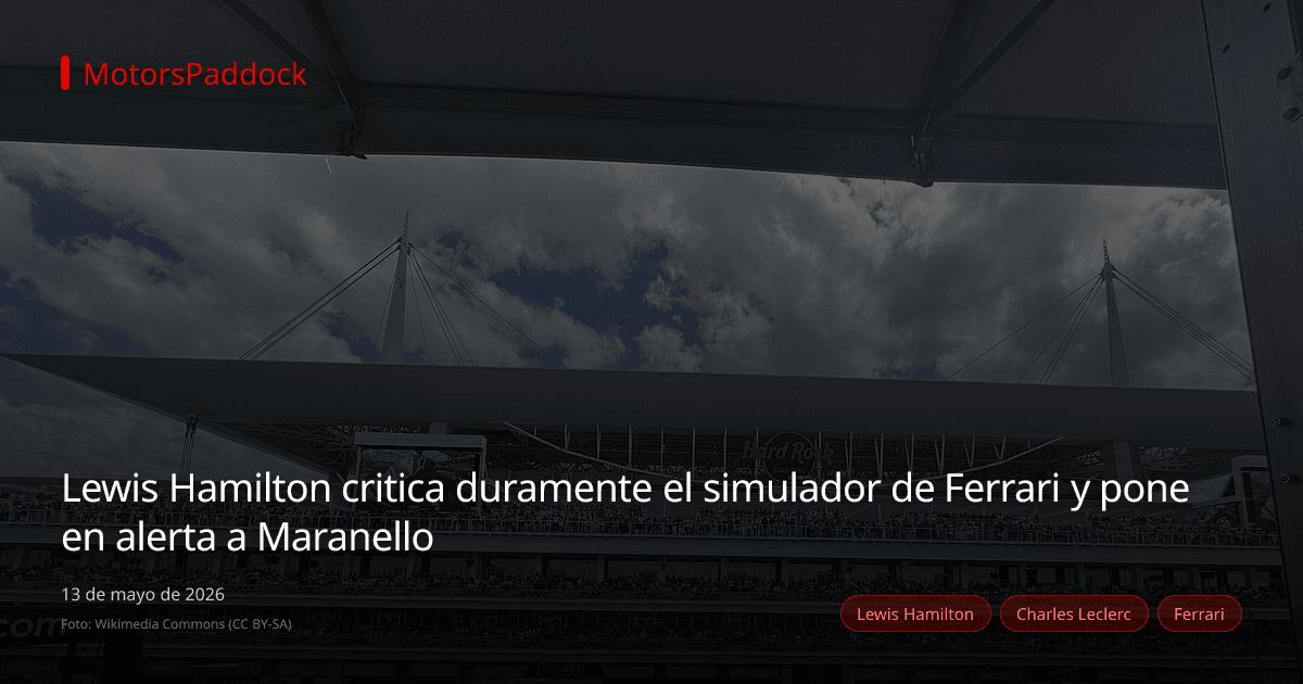 Lewis Hamilton critica duramente el simulador de Ferrari y pone en alerta a Maranello
