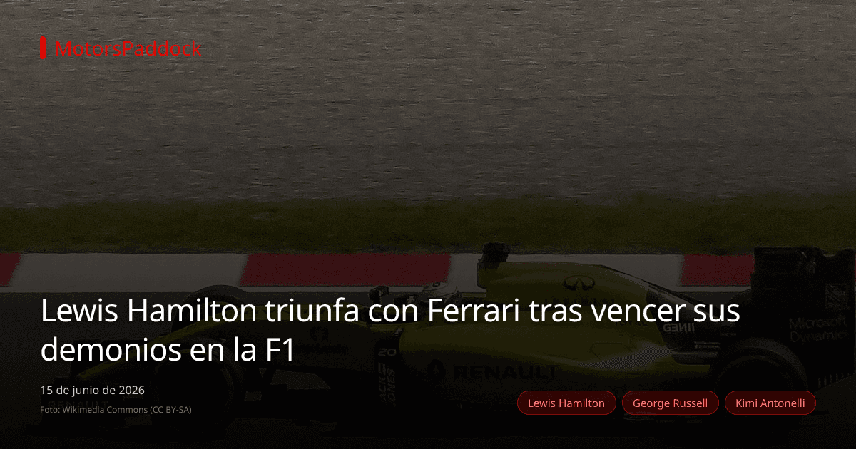 Lewis Hamilton triunfa con Ferrari tras vencer sus demonios en la F1