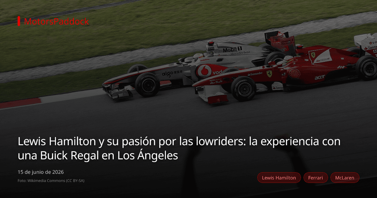 Lewis Hamilton y su pasión por las lowriders: la experiencia con una Buick Regal en Los Ángeles