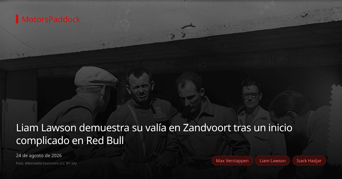 Liam Lawson demuestra su valía en Zandvoort tras un inicio complicado en Red Bull