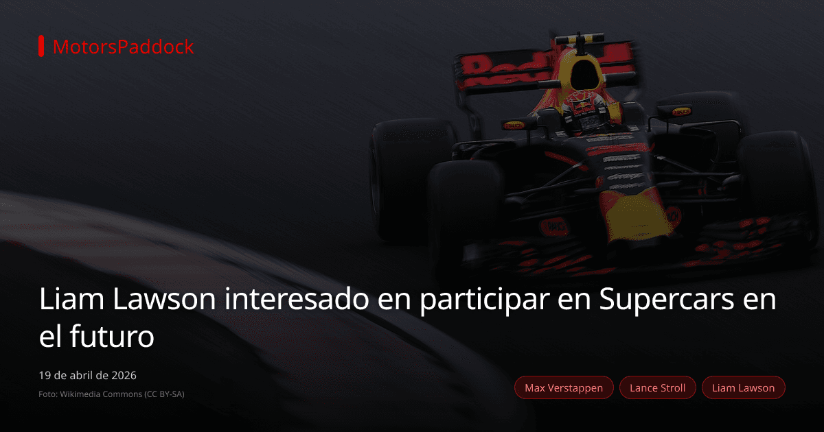 Liam Lawson interesado en participar en Supercars en el futuro
