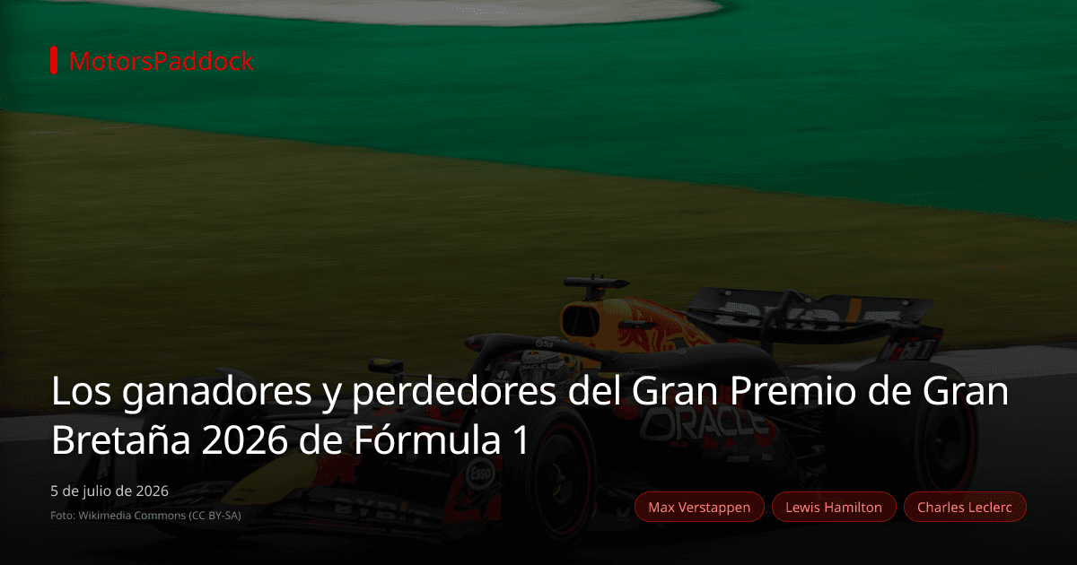 Los ganadores y perdedores del Gran Premio de Gran Bretaña 2026 de Fórmula 1