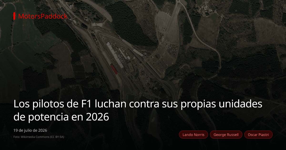 Los pilotos de F1 luchan contra sus propias unidades de potencia en 2026