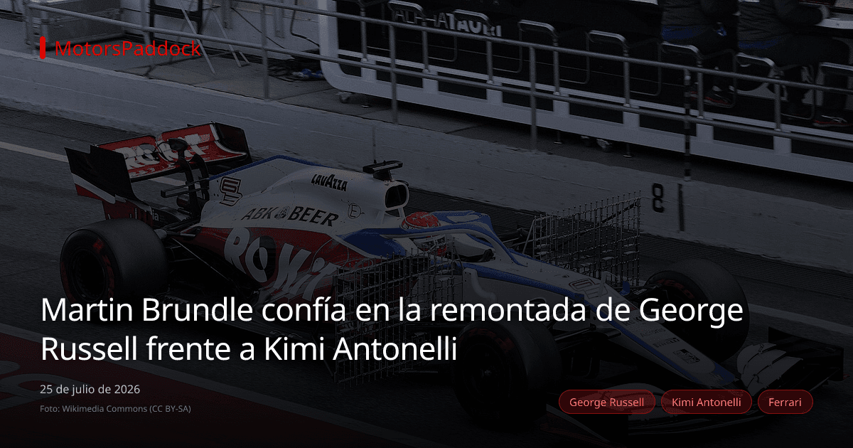 Martin Brundle confía en la remontada de George Russell frente a Kimi Antonelli