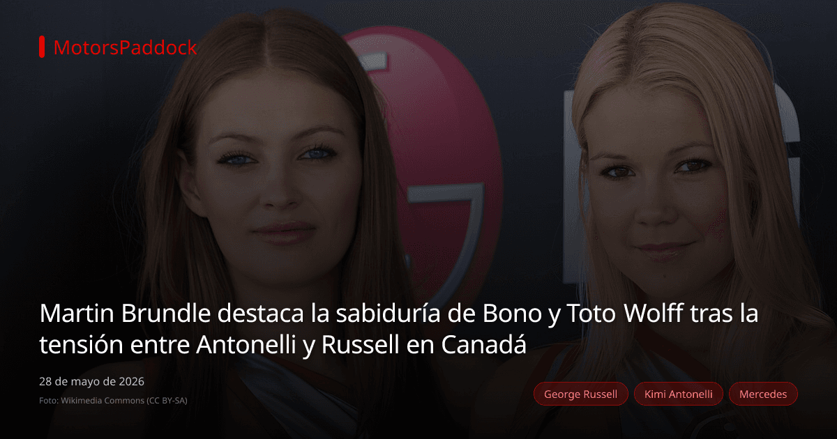 Martin Brundle destaca la sabiduría de Bono y Toto Wolff tras la tensión entre Antonelli y Russell en Canadá