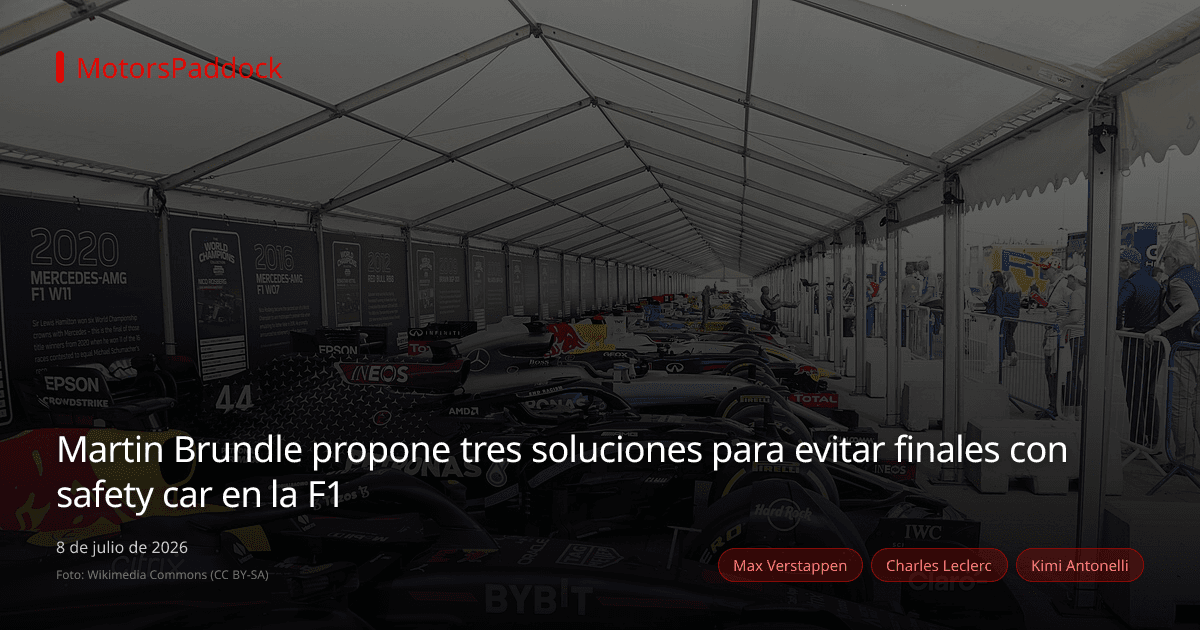 Martin Brundle propone tres soluciones para evitar finales con safety car en la F1