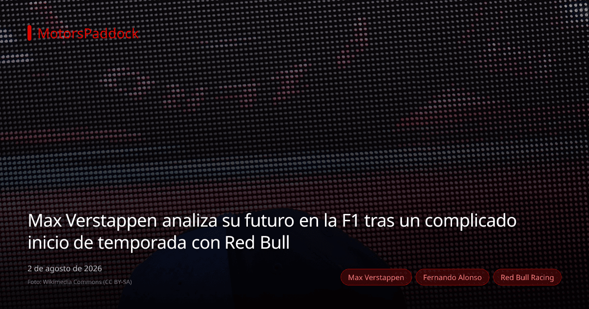 Max Verstappen analiza su futuro en la F1 tras un complicado inicio de temporada con Red Bull