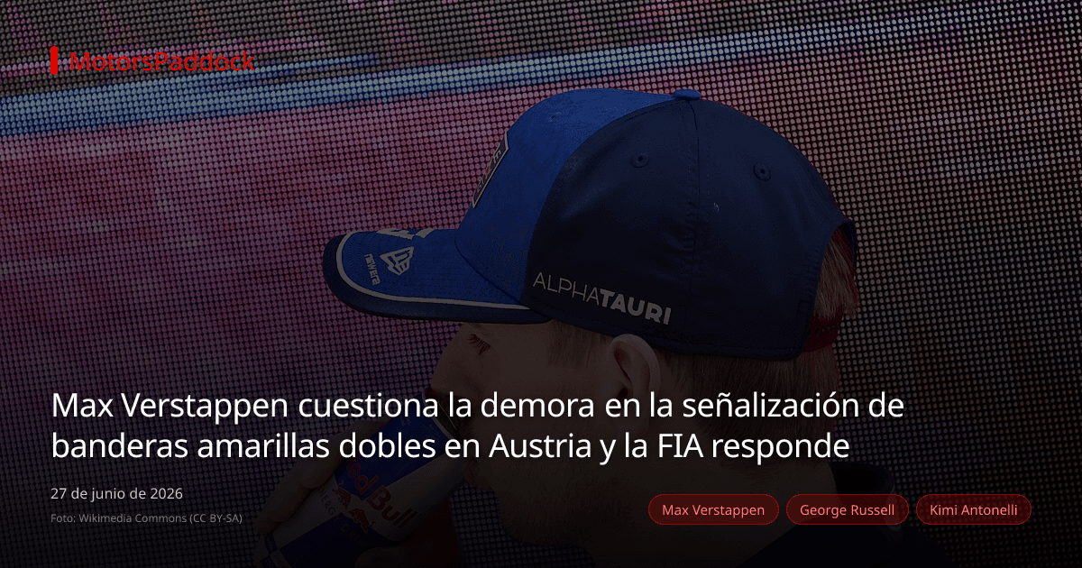 Max Verstappen cuestiona la demora en la señalización de banderas amarillas dobles en Austria y la FIA responde